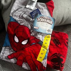 Marvel Spider-Man Red and Gray Pajama Set